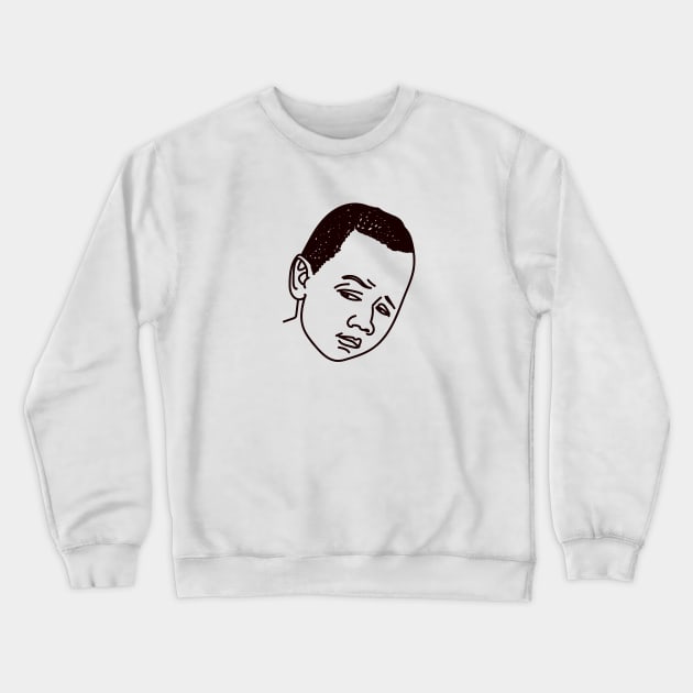 Third World Skeptical Kid Meme Crewneck Sweatshirt by Meme Gifts